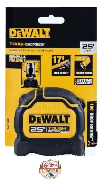 DeWALT ToughSeries™ 25ft Tape Measure