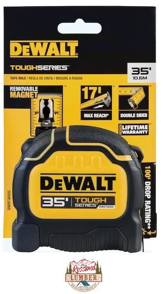 DeWALT ToughSeries™ 35 ft Tape Measure