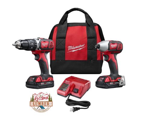 Milwaukee 2-Tool M18 Cordless Hammer Drill & Impact Driver