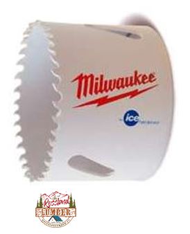 Milwaukee ICE Hole Saw, 3/4 in Dia, 1-5/8 in D Cutting, 1/2-20 Arbor, Bi-Metal Cutting Edge