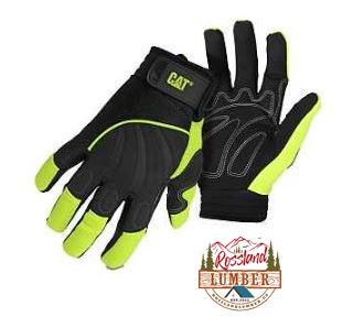 CAT GLOVES HI-VIS (MED)