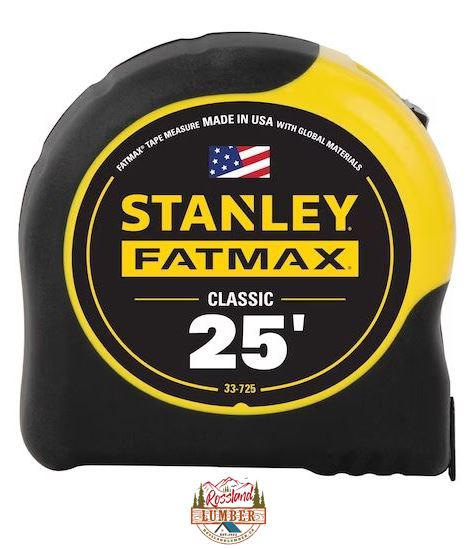 25ft STANLEY® FATMAX® Classic Tape Measure