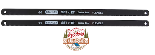 12" X 24 TPI High-Carbon Steel Hacksaw Blade