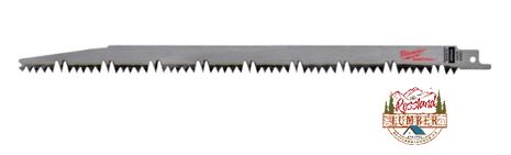 Milwaukee Reciprocating Saw Blade, 1 in W, 12 in L, 5 TPI, Bi-Metal Cutting Edge