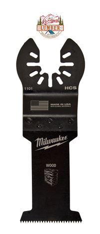 Milwaukee WOOD Blade, 1-3/8 in, 2 in D Cutting, HCS, 1/PK