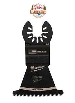 Milwaukee HARDWOOD Blade, 2-1/2 in, 1-5/8 in D Cutting, HCS, 1/PK