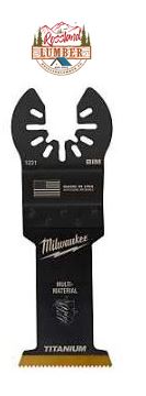 Milwaukee 49-25-1233 Blade, 1-3/8 in, 1-5/8 in D Cutting, HCS/Titanium, 3/PK