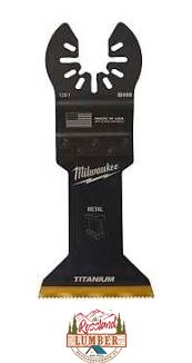 Milwaukee Blade, 1-3/4 in, 1-5/8 in D Cutting, HSS/Titanium, 3/PK