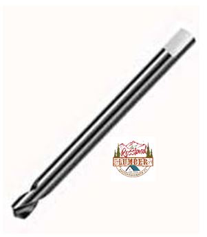 Milwaukee Pilot Drill Bit, 1/4 in Shank, 1/4 in Dia Bit, 3-Flat Shank