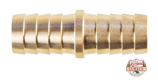 Brass Barbed Hose Mender 1/4"