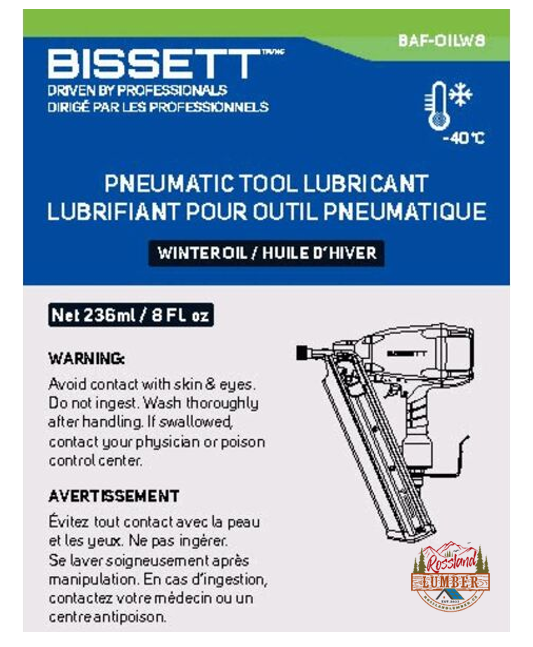 Pneumatic Tool Oil 8oz Winter Grade