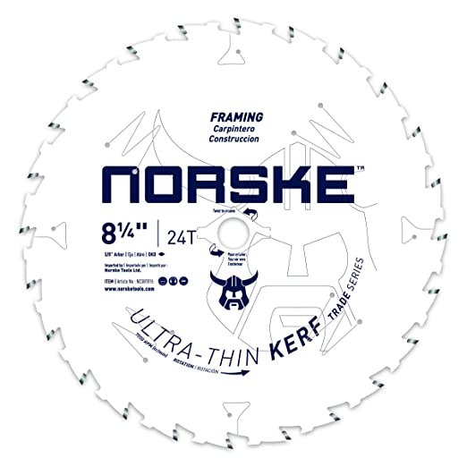 8-1/4" x 24T Thin Kerf Saw Blade